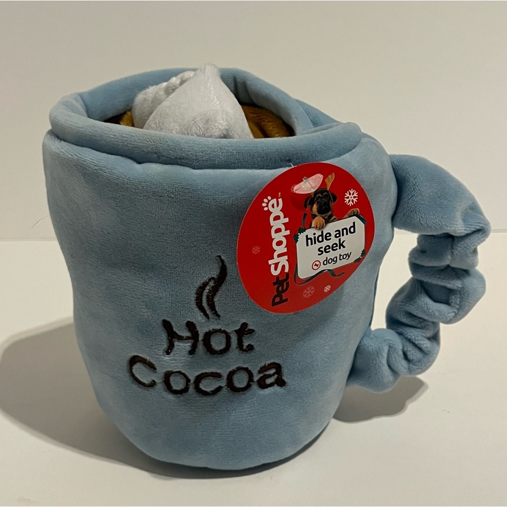 NWT Pet Shoppe Hot Cocoa Crinkle Dog Toy